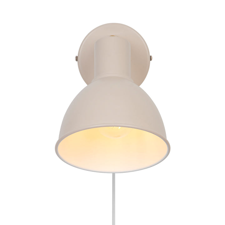 Pop Wall E27 Beige Wall Light Beige