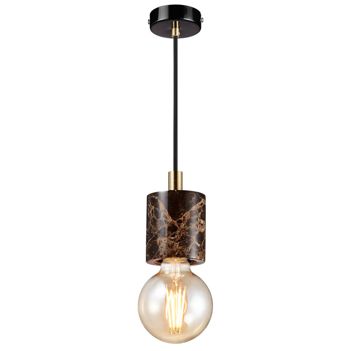 Siv Pendant E27 Brown Pendant Light Brown