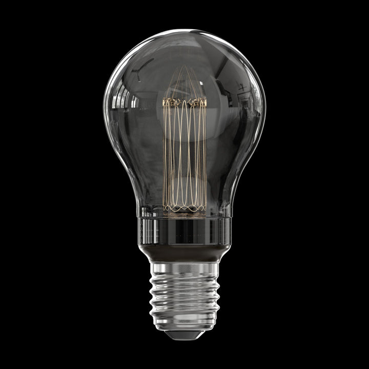 Calex LED Glass Fibre GLS Lamp A60 Titanium, E27, Dimmable 473898