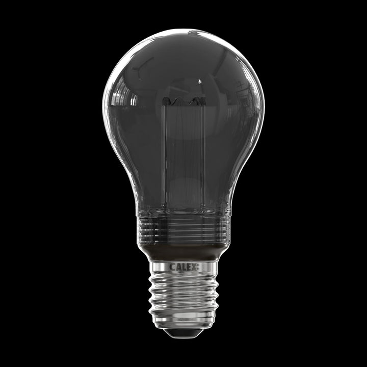 Calex LED Glass Fibre GLS Lamp A60 Titanium, E27, Dimmable