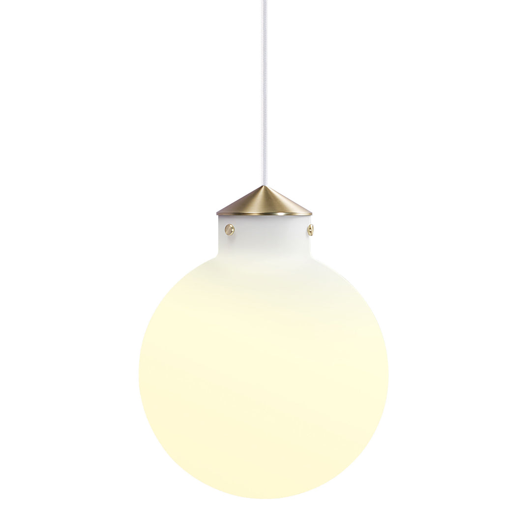 Raito 30 round Pendant Light Opal white Opal white