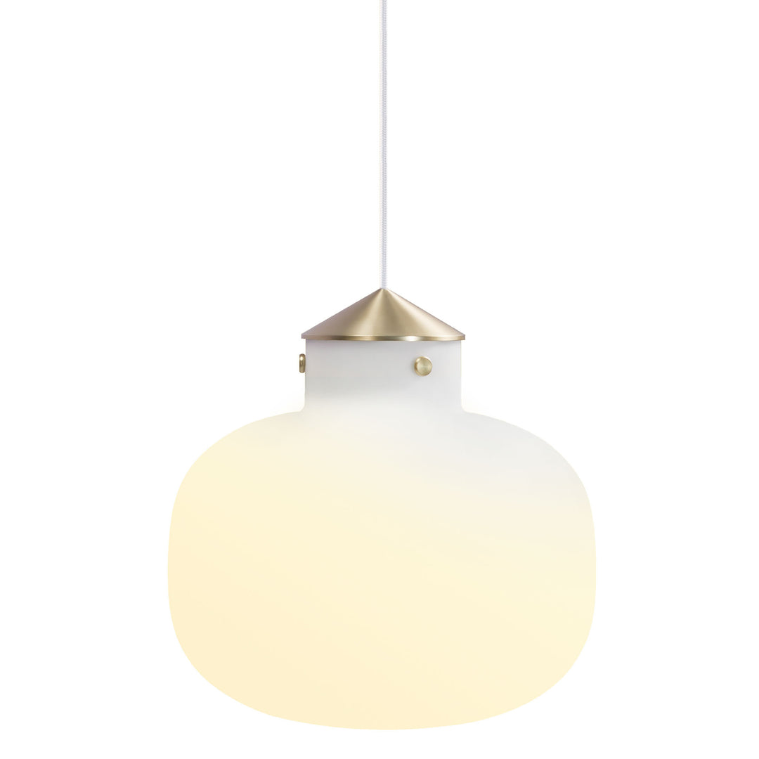 Raito 30 oval Pendant Light Opal white Opal white