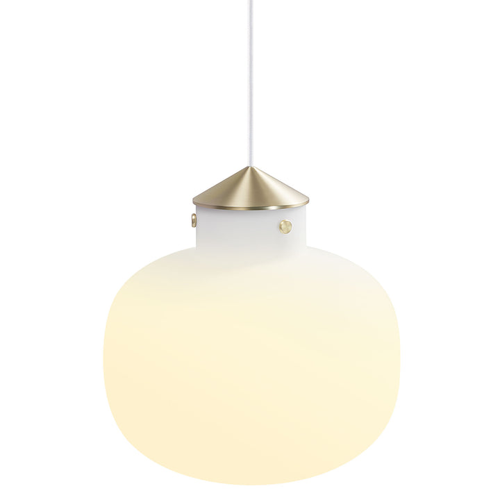 Raito 30 oval Pendant Light Opal white Opal white