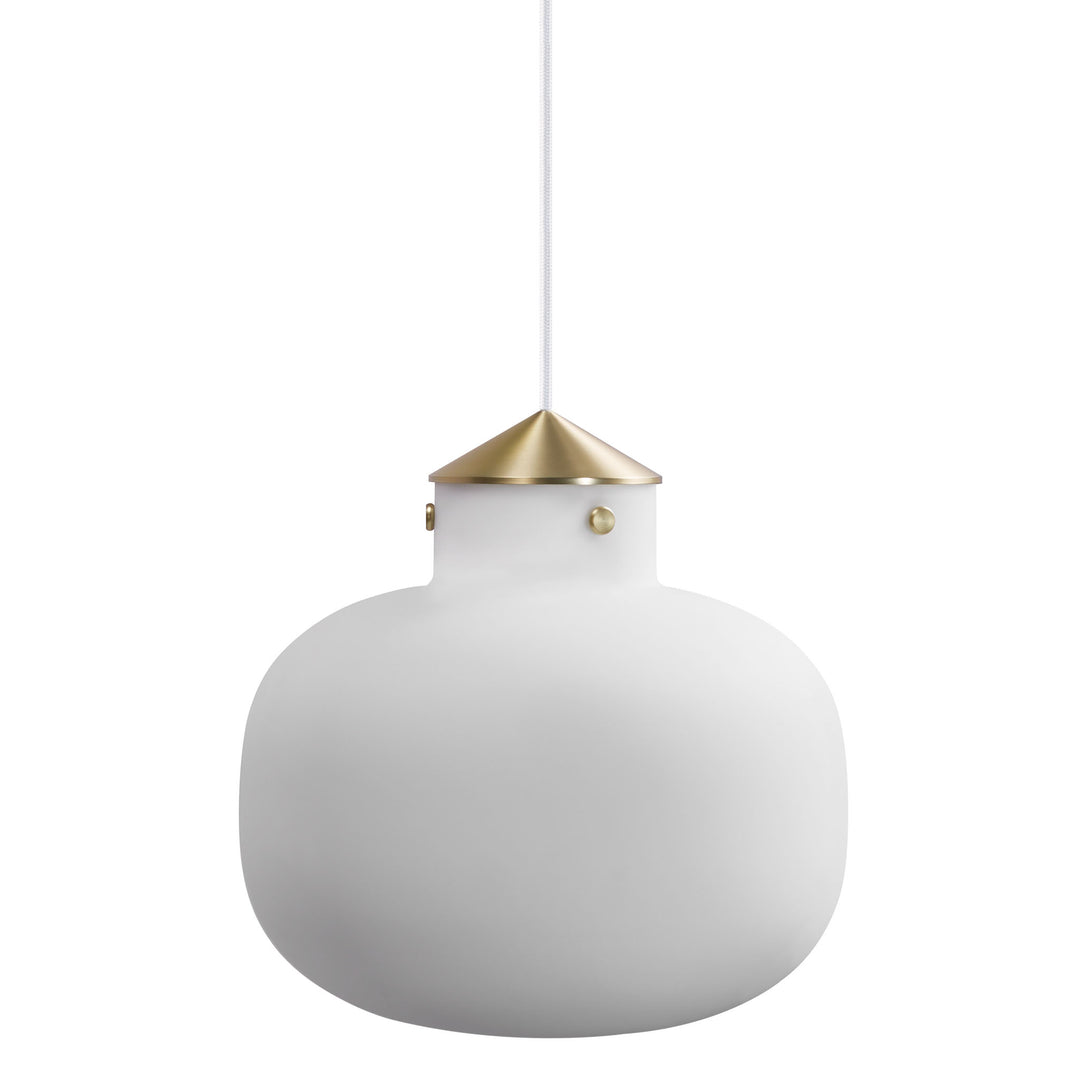 Raito 30 oval Pendant Light Opal white Opal white