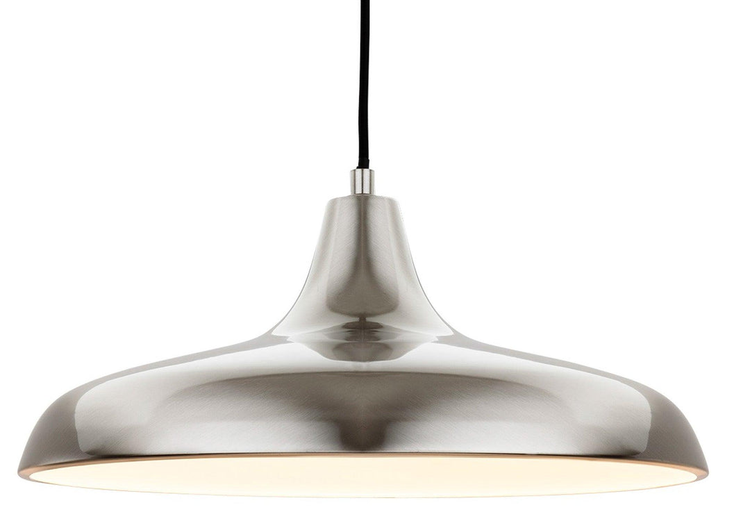 Curtis Pendant Brushed Steel - Prisma Lighting