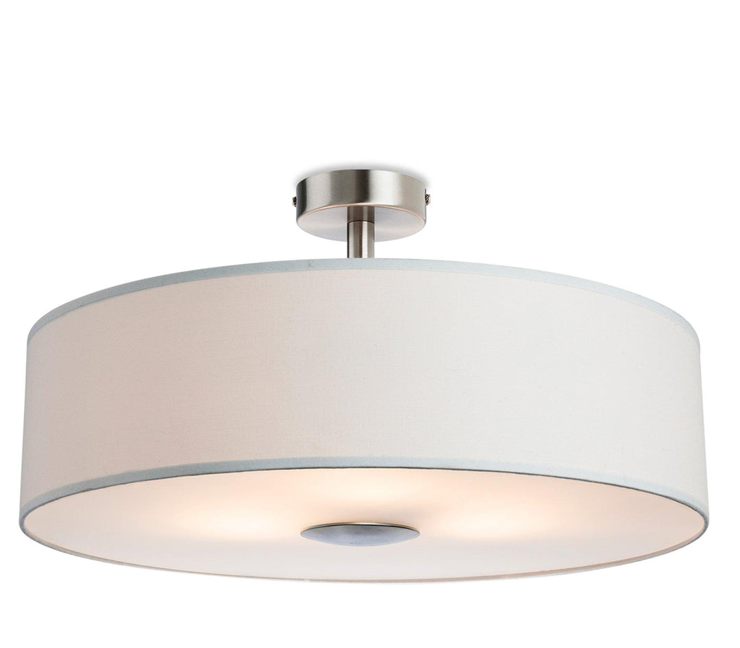 Madison Semi Flush Fitting Cream - Prisma Lighting