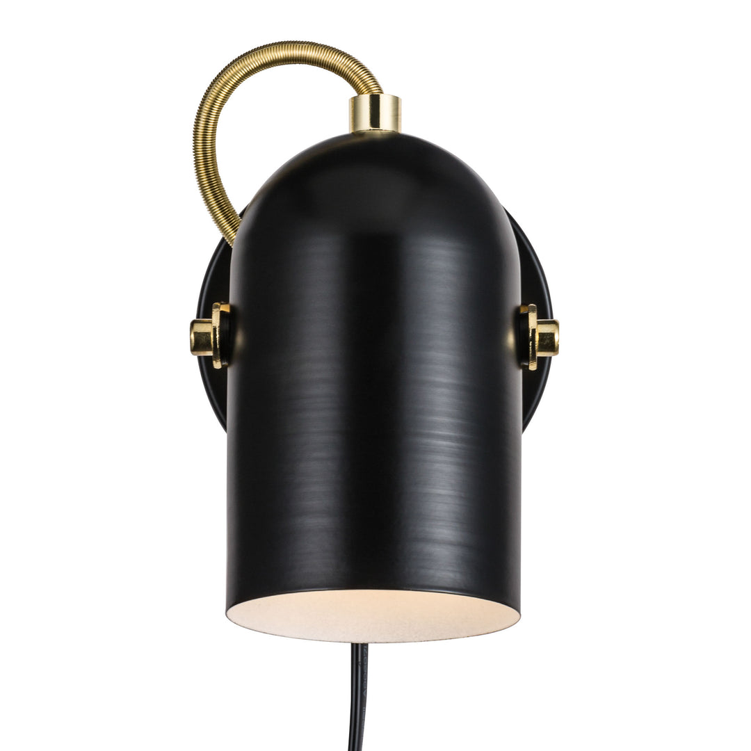 Lotus Wall Light/Brass Black/Brass