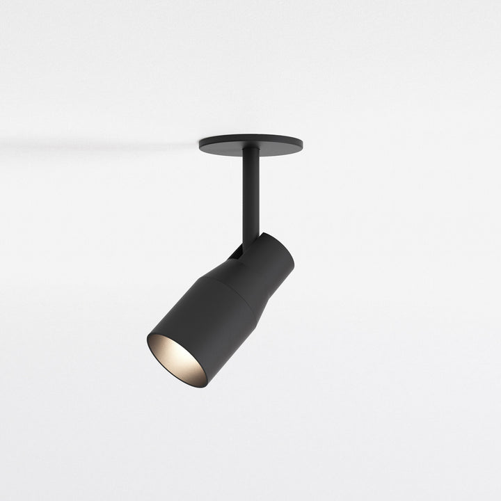 Astro Apollo 100 Recessed Spotlight in Matt Black and Textured White – Adjustable Ceiling Fixture.