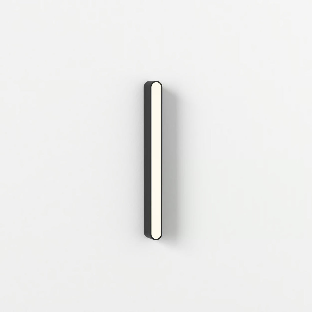 Astro Atticus 600 3000K Wall Light in Matt Black and Polished Chrome – Sleek Bathroom Wall Light