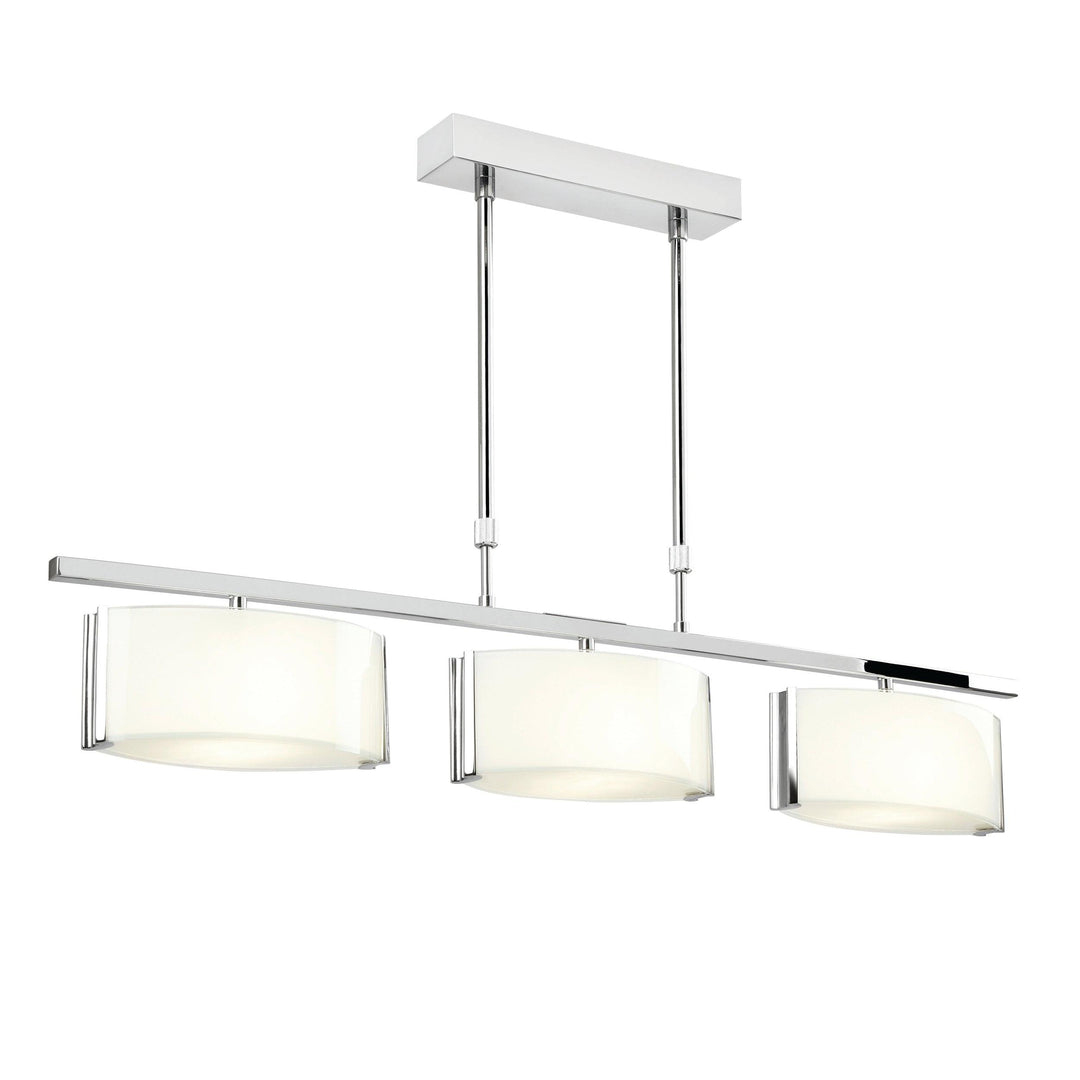 Clef 3lt linear semi flush - Prisma Lighting