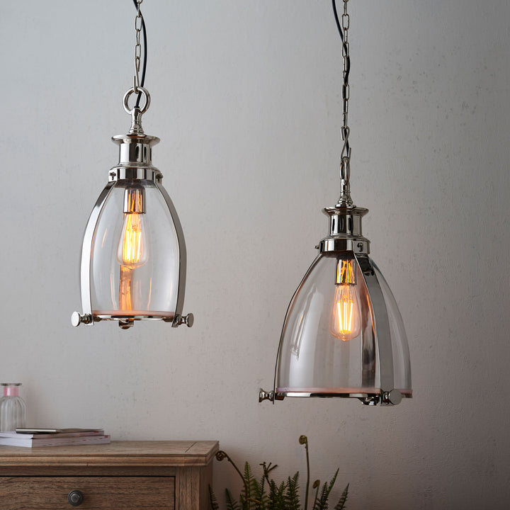 Grant 3 Pendant Pendant Light Brass