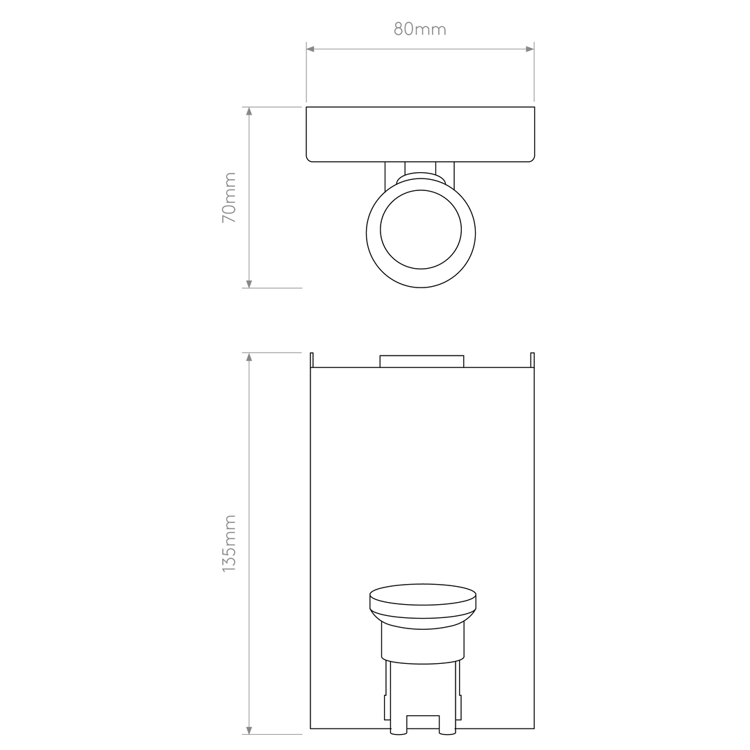 Image of Astro Backplate 3, supplied by Prisma Lighting