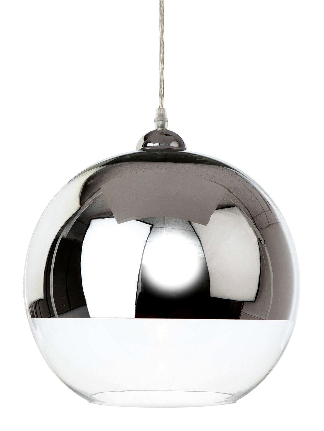 Club Pendant Chrome and Clear Glass - Prisma Lighting