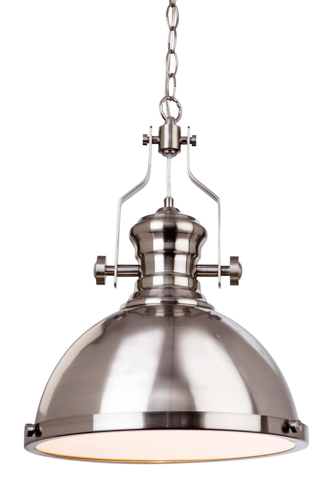 Albion Pendant Brushed Steel - Prisma Lighting