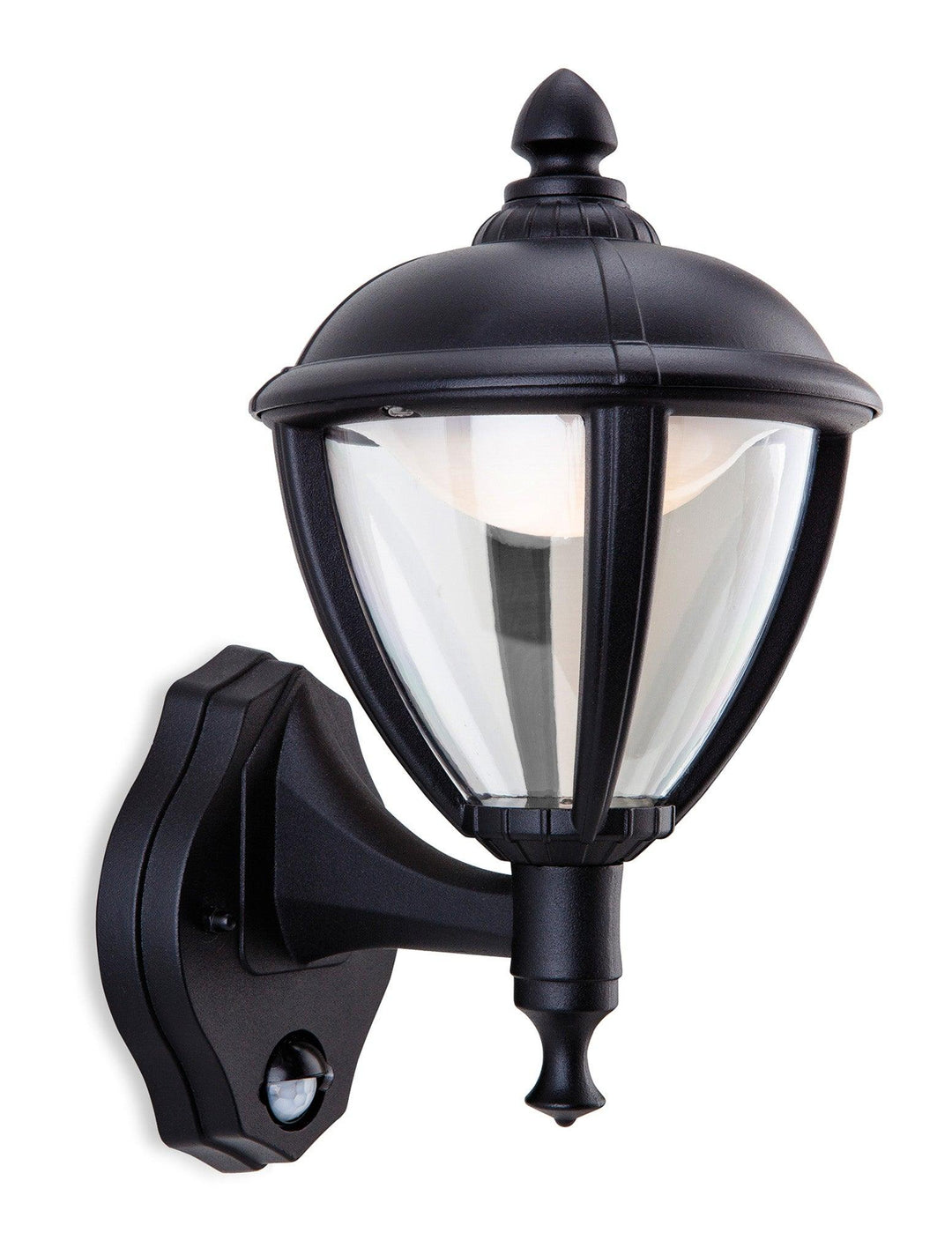 Unite LED Lantern with PIR Black - Prisma Lighting