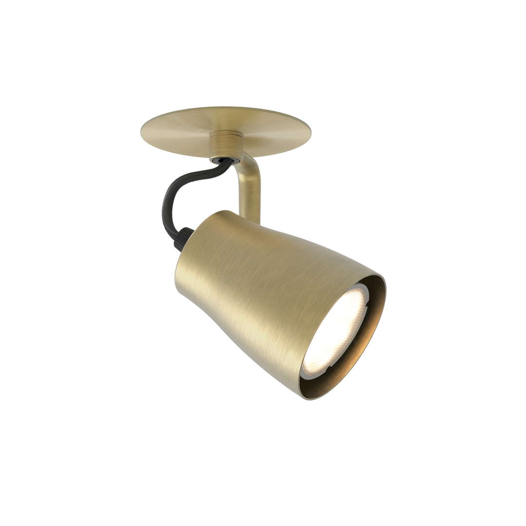 Astro Juno Recessed | Matt Brushed Brass | Spotlight 1487005