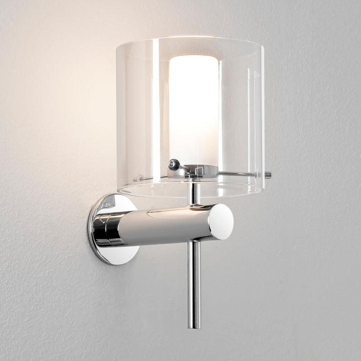 Astro Arezzo Wall Light in Polished Chrome – Bathroom Wall Fixture