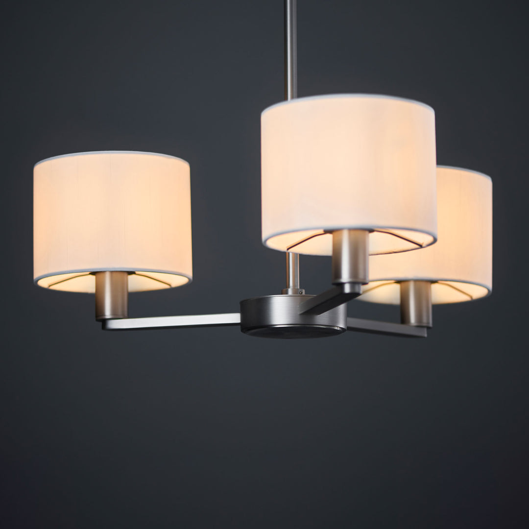 Daley 3lt pendant Nickel