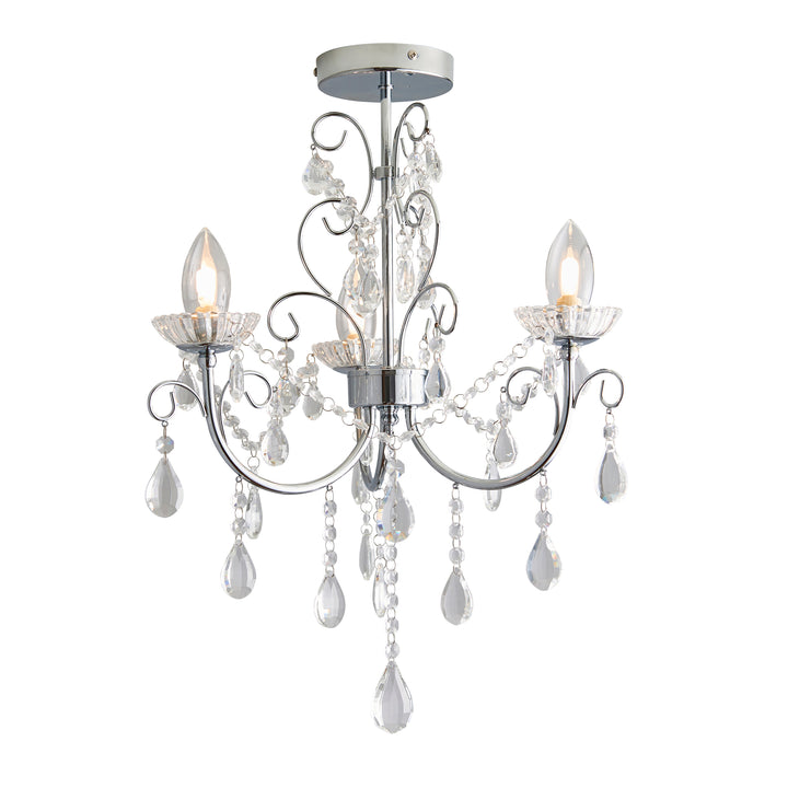 Tabitha 3lt semi flush Crystal