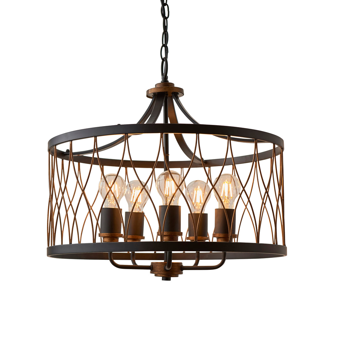 Heston 5lt pendant Black