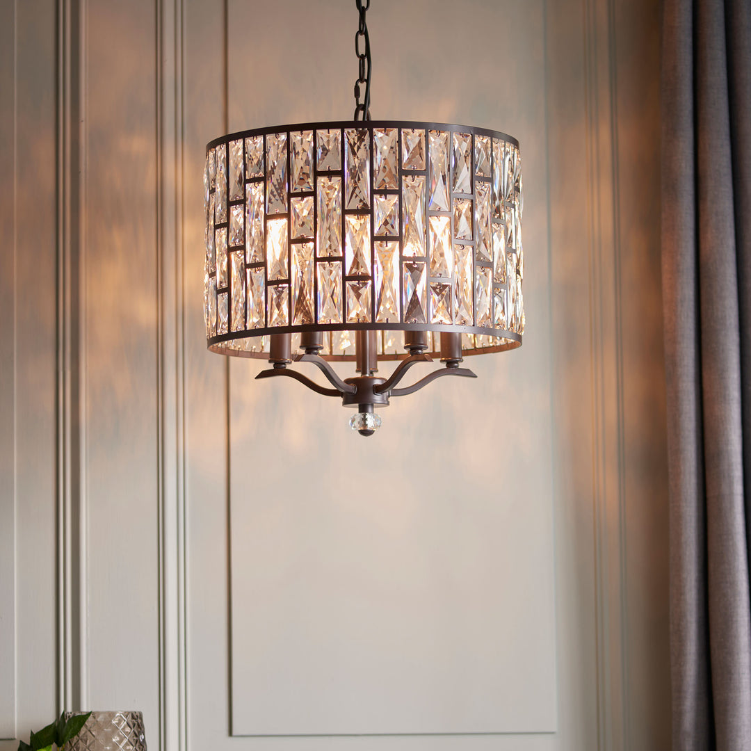 Belle 5lt pendant Bronze