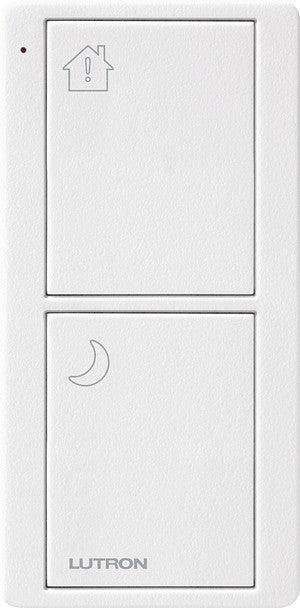 Lutron Pico RF Controller 2 Button Bedroom Arctic White - Prisma Lighting