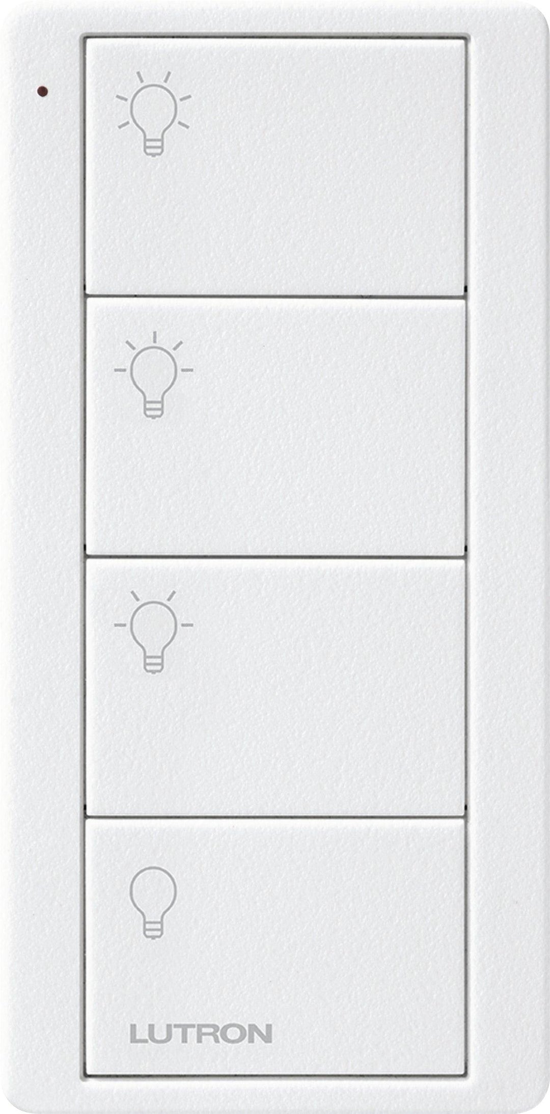 Lutron Pico RF Controller 4 Button Scene Control Arctic White - Prisma Lighting