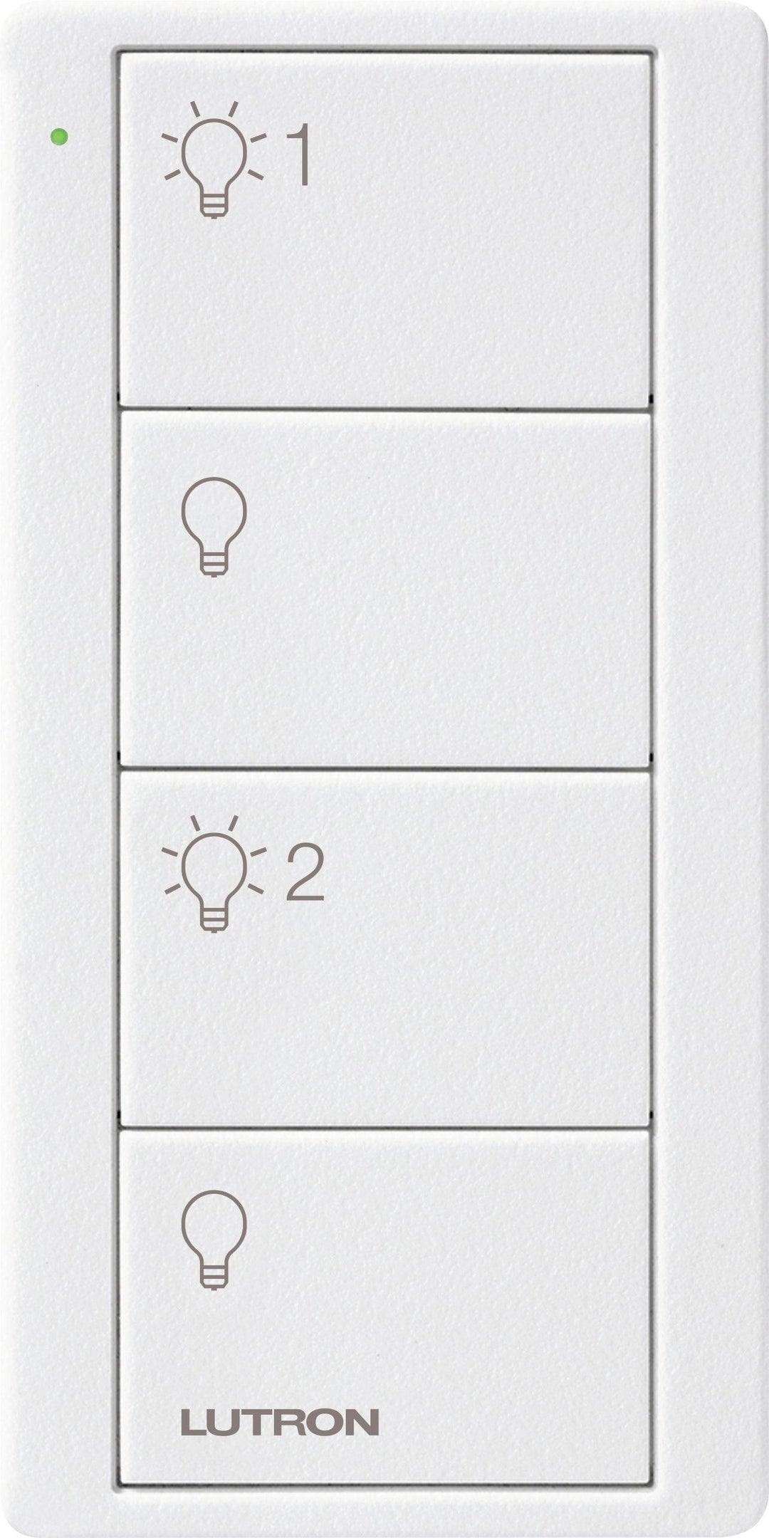 Lutron Pico RF Controller 4 Button 2-Scene Arctic White - Prisma Lighting