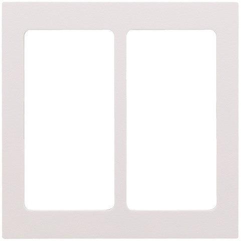 Lutron Faceplate 2 Column Arctic White - Prisma Lighting