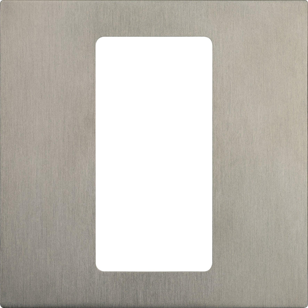 Lutron Faceplate 1 Column Wireless Single Opening Satin Nickel - Prisma Lighting