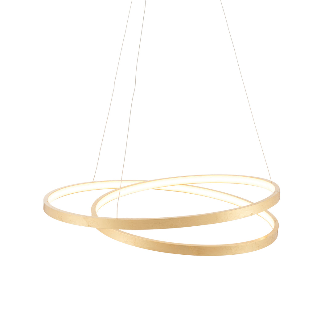 Scribble Ring pendant Gold