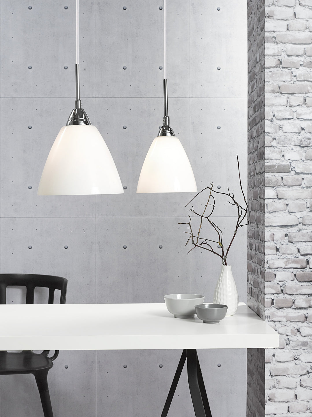 Read 20 Pendant Light Opal white Opal white