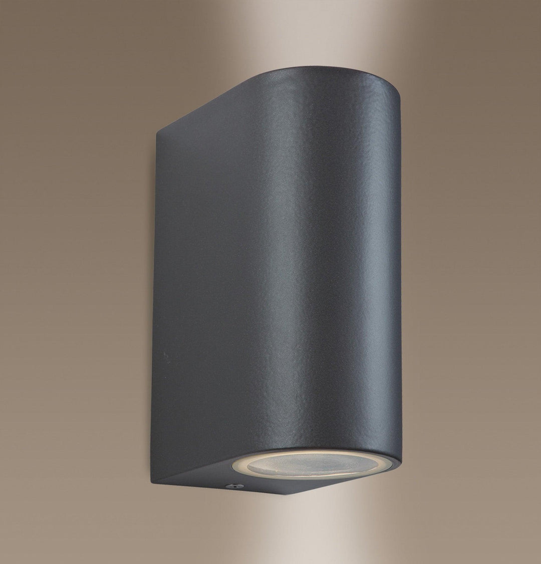 Scenic 2 Light Wall Gun Metal - Prisma Lighting