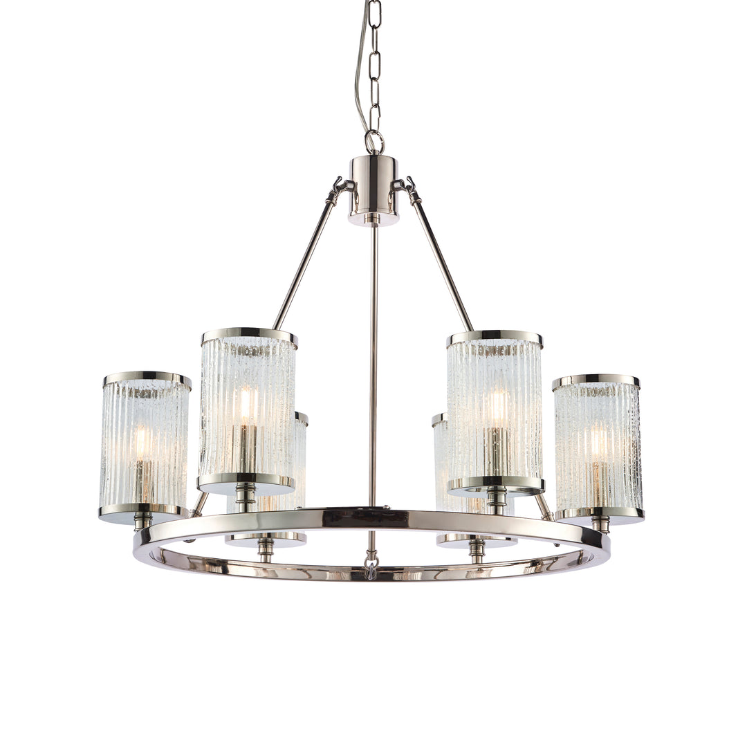 Easton 6lt pendant Nickel