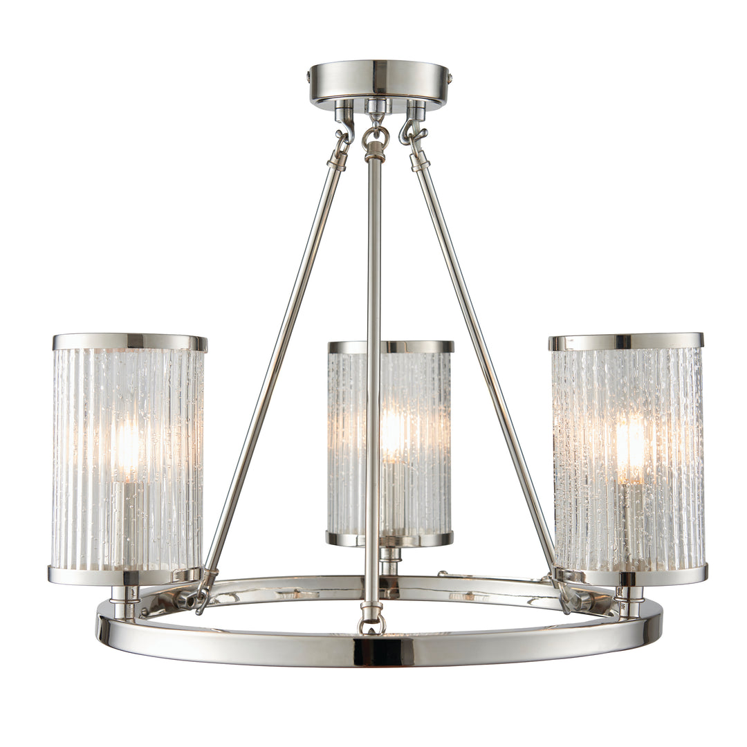 Easton 3lt semi flush Nickel