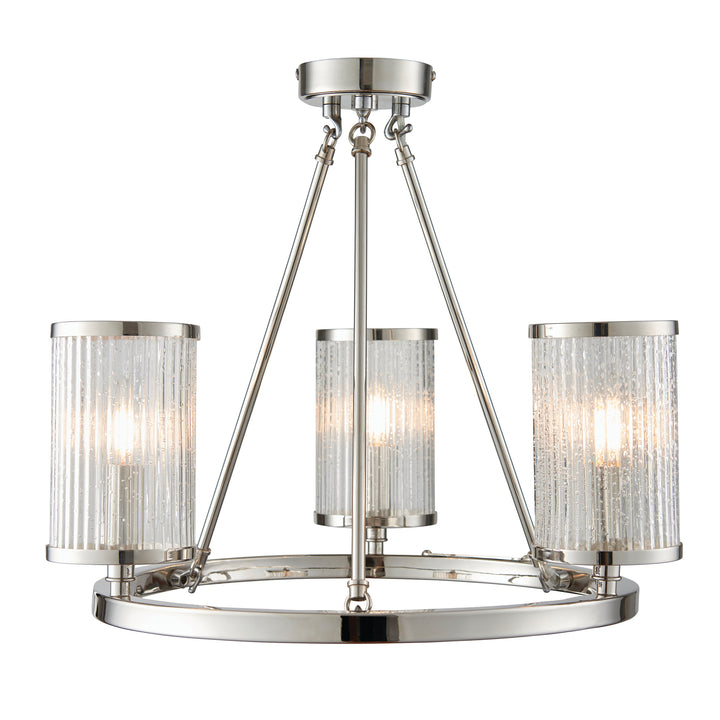 Easton 3lt semi flush Nickel