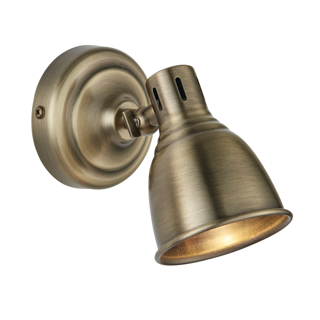 Westbury Single spotlight Brass