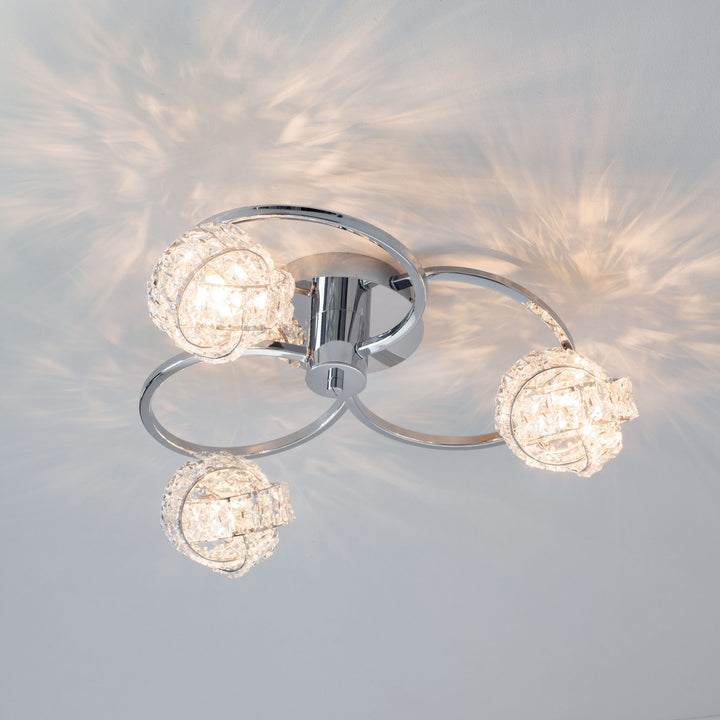 Talia 3lt semi flush Crystal