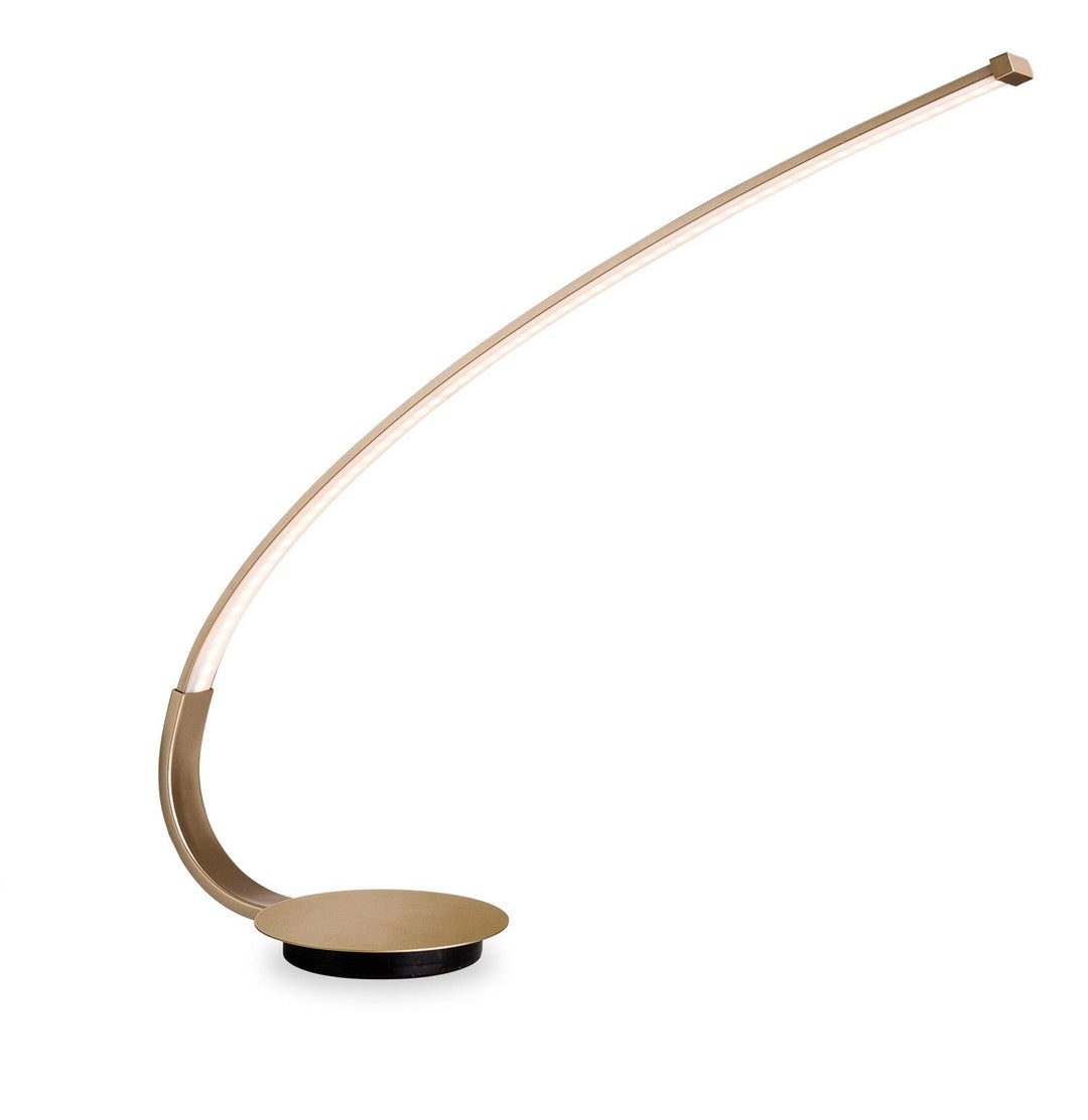 Arco LED Table Lamp Champagne Gold - Prisma Lighting