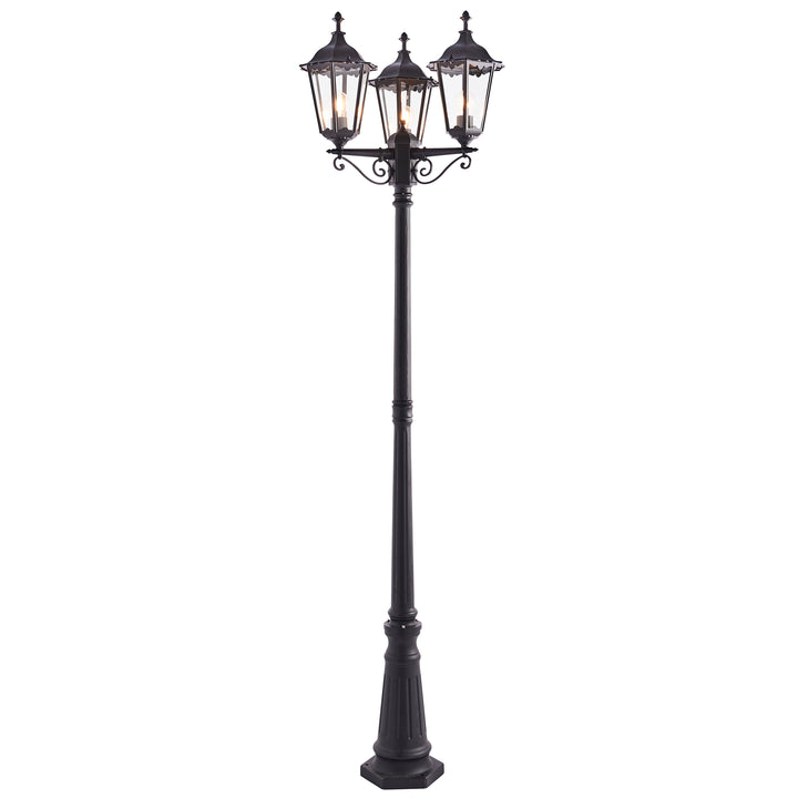 Burford 3lt lamp post Black