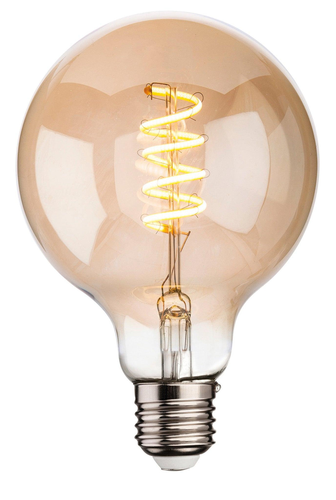 LED Vintage Lamp Amber Glass - Prisma Lighting