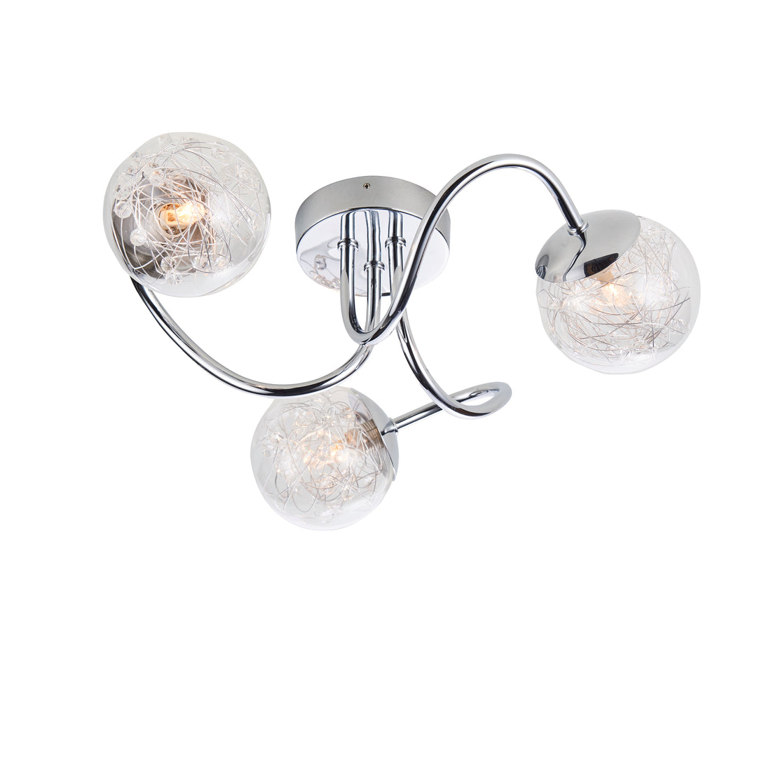 Auria 3lt semi flush Chrome