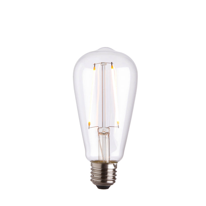 E27 LED filament pear Clear