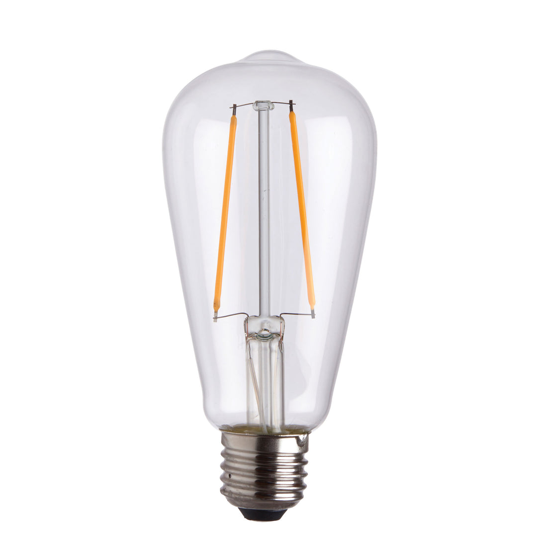 E27 LED filament pear Clear