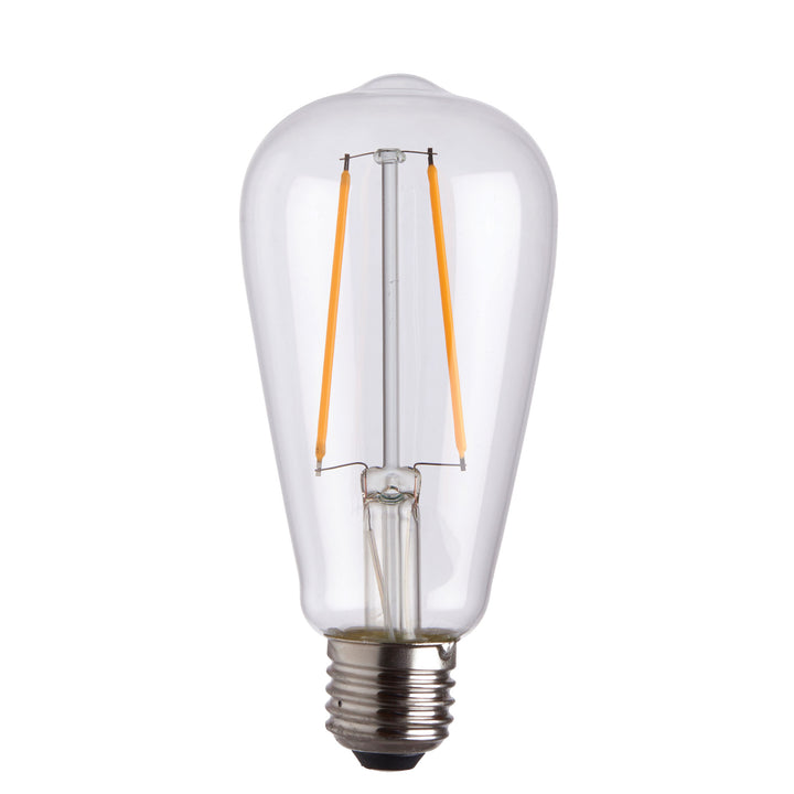 E27 LED filament pear Clear