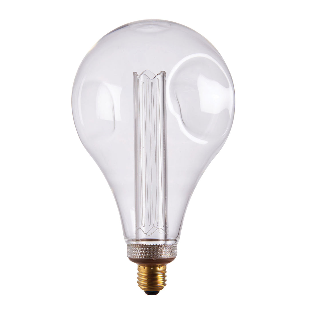 XL E27 LED Dimple Globe 148mm dia Clear