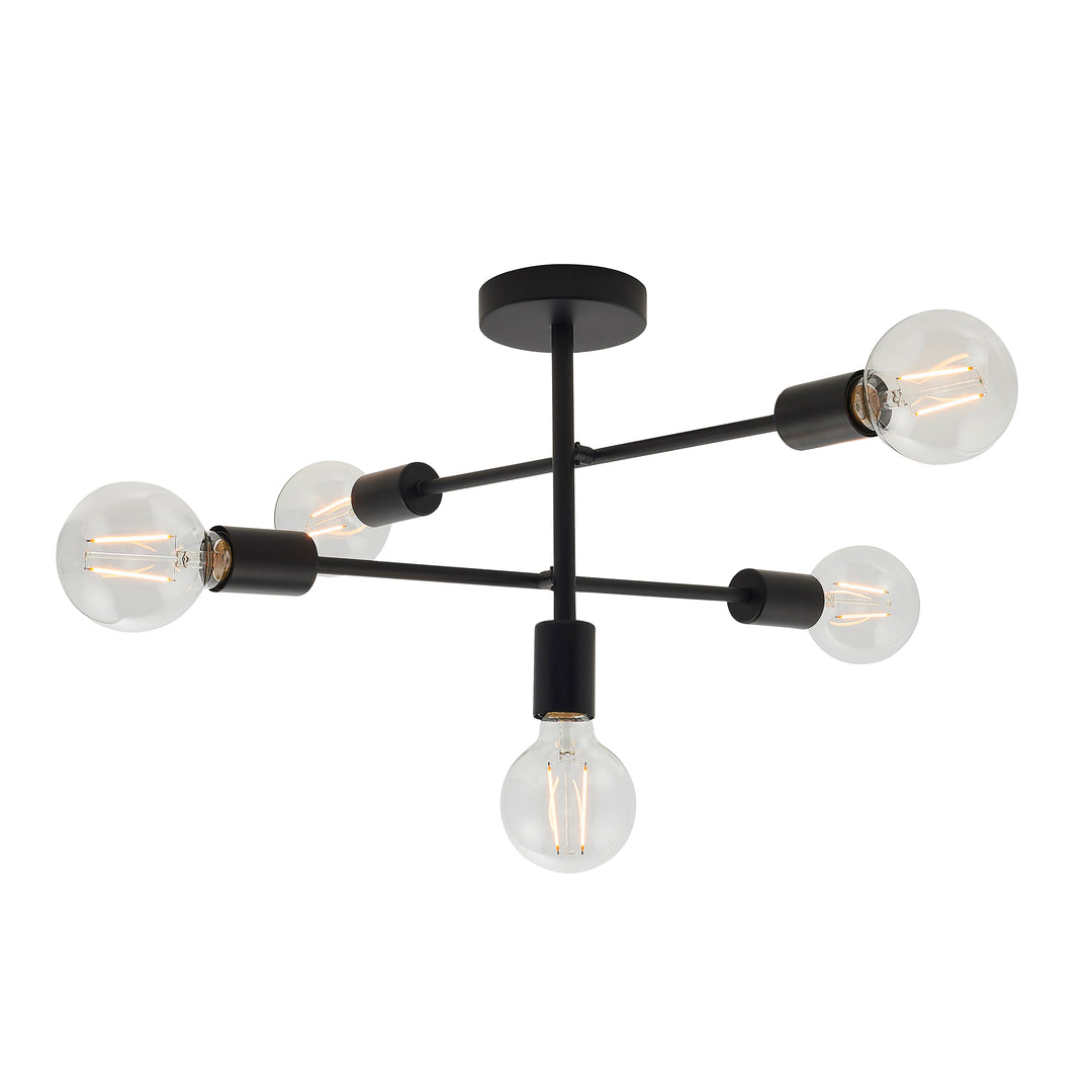 Studio 5lt semi flush Black