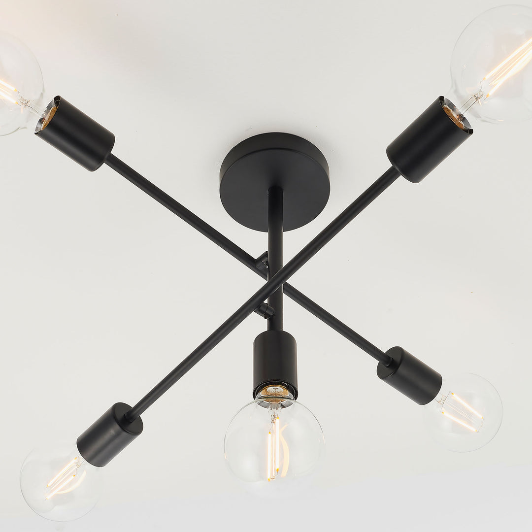 Studio 5lt semi flush Black