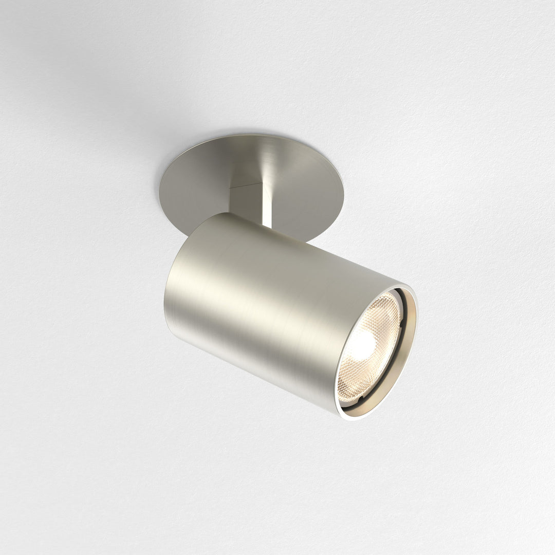 Astro Ascoli Recessed Spotlight in Matt Black, Matt Nickel, Textured White, and Bronze – Adjustable Ceiling Fixture