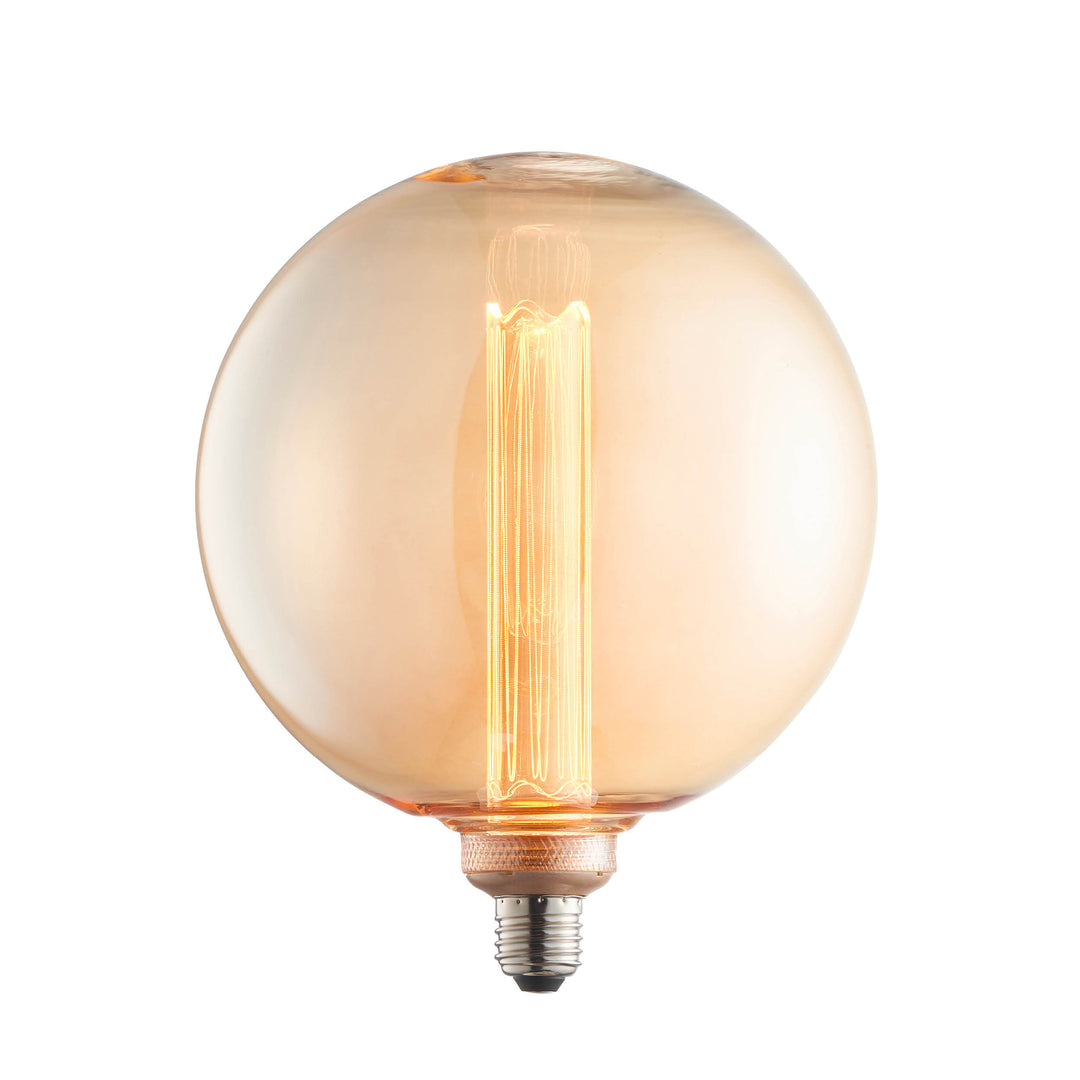 Globe E27 LED 200mm Dia Amber